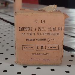 Boîte vide carcano de 18 munitions