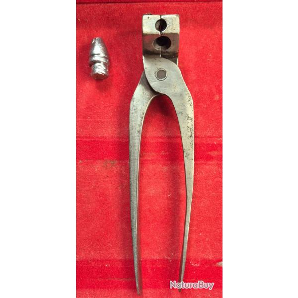 Moule a balle gros format ancien calibre epaisseur entre 14,80  15 mm
