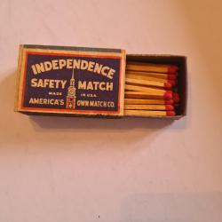 Boite d'allumettes  US , complète,  jamais utilisée,  ORIGINALE WW2   P1x1