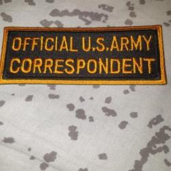 Patch tissu US  Correspondent  A21