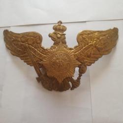 Plaque de casque a pointe de la garde en laiton en reproduction   A11
