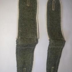 Épaulettes  vertes Allemand ww2  A1 en reproduction