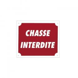 Panneaux Akilux Europarm " Chasse interdite " 30 x 25 cm
