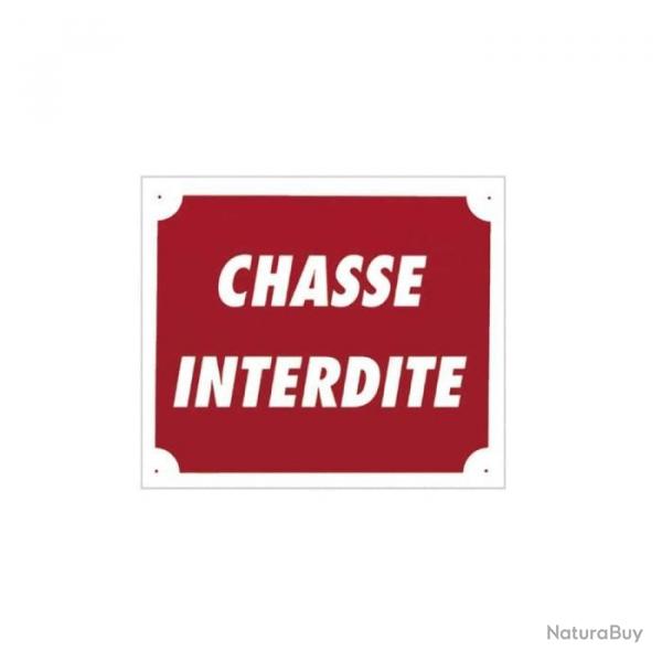 Panneaux Akilux Europarm " Chasse interdite " 30 x 25 cm