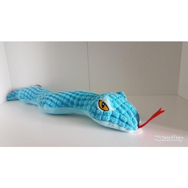 PAS CHER ! TARIF IMBATTABLE ! Peluche sonore pour animaux serpent 52 cm - Chadog Diffusion