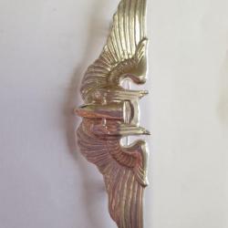 Insigne métal brevet pilote  7,6cm   en reproduction  P.1123