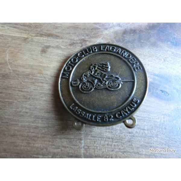 insigne mtal ""moto club la gardere lassalle 82 caylus """/ 63 ambert