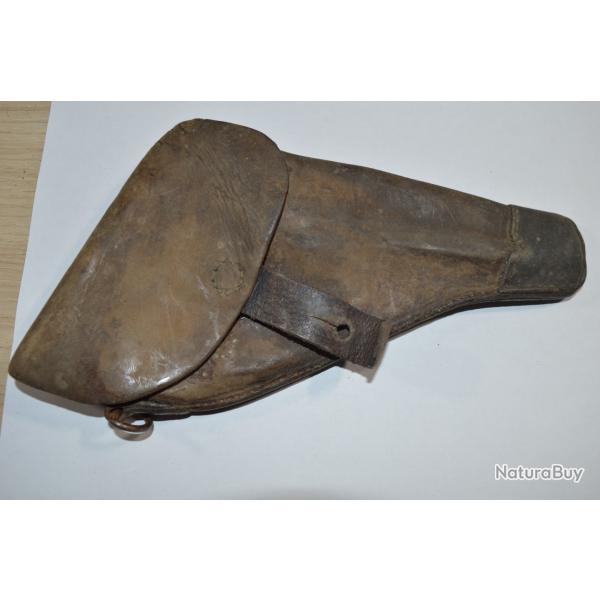 Holster pour Pistolet Revolver  reichrevolver Allemand ?  marquage   identifier (16)