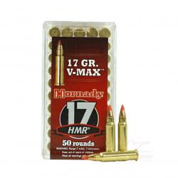 HORNADY 17HMR 17 GR V-MAX x50