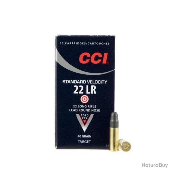 CCI Standard Velocity 22LR 40 Grains Boite de 50