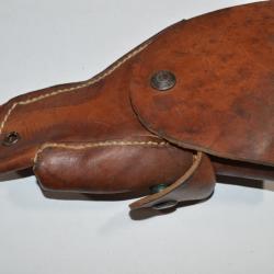 Etui holster à identifier Colt Révolver /  Pistolet US Export Indochine Algérie France  (16)
