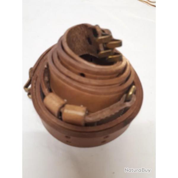 Bretelle cuir pour Garand en reproduction P11