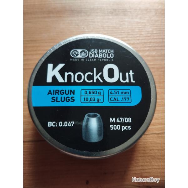 Slug knock out CAL 4,51 MM . 10,03 gr