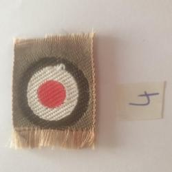Cocarde pour calot  en tissu Allemand ww2 en reproduction  P123