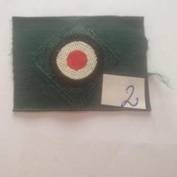 Cocarde pour calot  en tissu Allemand ww2 en reproduction  P41