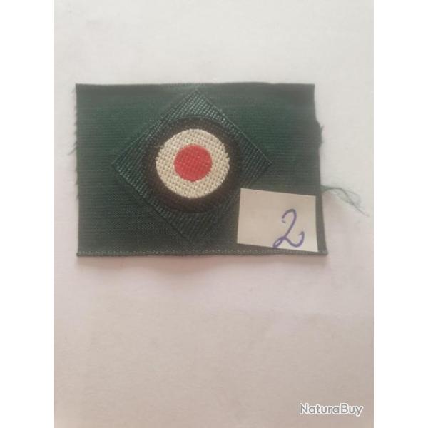 Cocarde pour calot  en tissu Allemand ww2 en reproduction  P41
