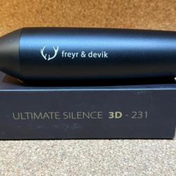 Modérateur de son Freyr & Devik Ultimate Silence 3D 231, cal 7mm , 1/2X28, EN Stock !!!