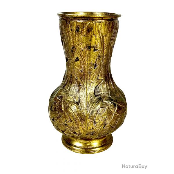 Eugene Lelivre vase bronze