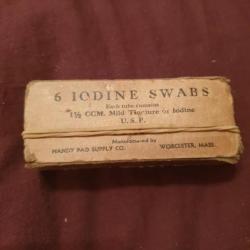 Boite carton de 6 bouteilles de  iodine  P112