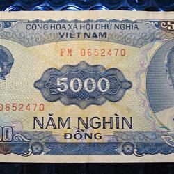 Vietnam  billet de 5000 dong 1993 ttb