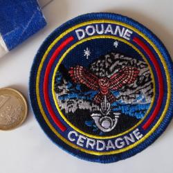 écusson collection douane Cerdagne Pyrénées-Orientales