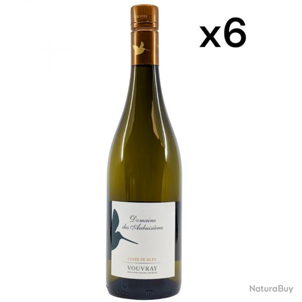 Domaine des Aubusires "Silex" AOC Vouvray, sec, 2022, le carton de 6 bouteilles