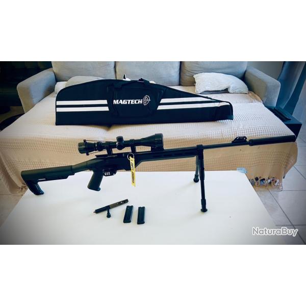 Pack sniper CITADEL TRAKR 22Lr avec silencieux + bipied + lunette