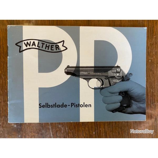 NOTICE PISTOLET WALTER PP PPK PP Sport en Allemand