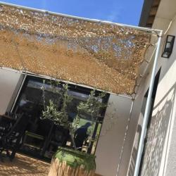 Filet de camouflage renforcé Bartavel - 80% d'ombrage - Sable 5x5m Sable
