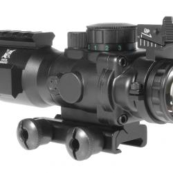 Lunette de visée Airsoft 4x32 avec rétroéclairage Delta Armory Black