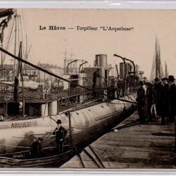 CPA-Marine Militaire -Le Havre - Torpilleur "L'Arquebuse N°1423