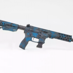 Carabine semi-automatique LegacyArm AR9 Custom 3 - 9 mm / Camo Bleu / 12"