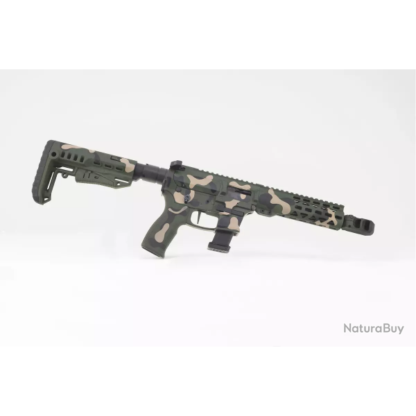 Carabine semi-automatique LegacyArm AR9 Custom 3 - 9 mm / Multicam / 12"