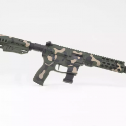 Carabine semi-automatique LegacyArm AR9 Custom 3 - 9 mm / Multicam / 8"