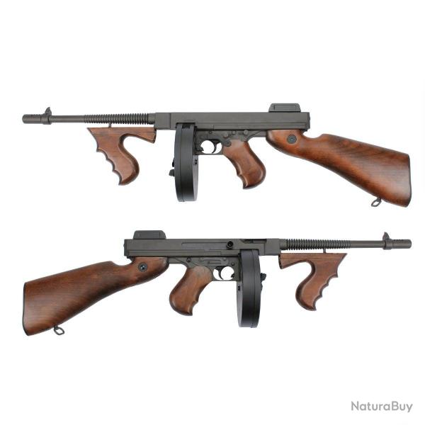 Thompson 1928 Chicago AEG - Version Mtal / ABS bois & noir King Arms