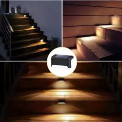 Lampe de Pont SOLAIRE, Lot de 4 piéces Eclairage de jardin