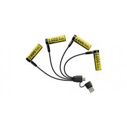 Pack 4x Batteries Nitecore