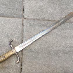 Baïonnette allemande ww1 modèle Sg71 1871 sans fourreau