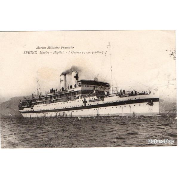CPA - Marine Militaire Franaise - SPHINX " Navire Hpital (Guerre1914-15-16-17) - N1157