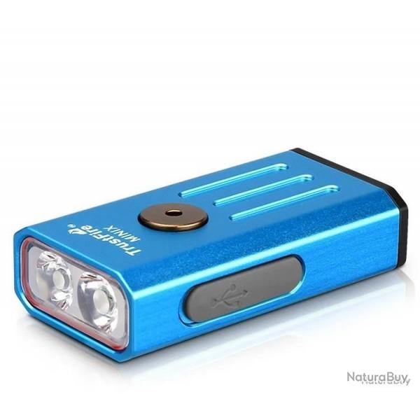 LAMPE 4 MODES + LUMIRE UV TRUSTFIRE MINI X (BLEUE) - LIVRAISON GRATUITE