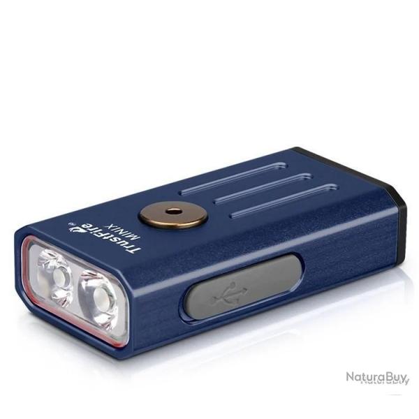 LAMPE 4 MODES + LUMIRE UV TRUSTFIRE MINI X (BLEUE MARINE) - LIVRAISON GRATUITE