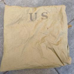 Toile de tente américaine US WW2 de grenier Alsace 44 45