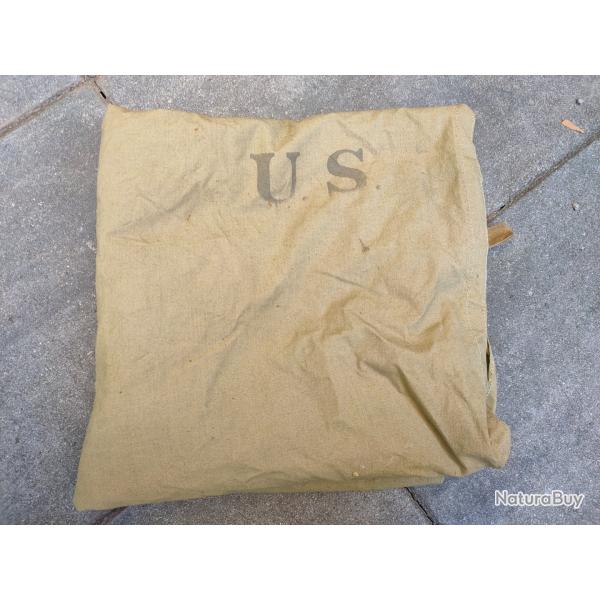 Toile de tente amricaine US WW2 de grenier Alsace 44 45