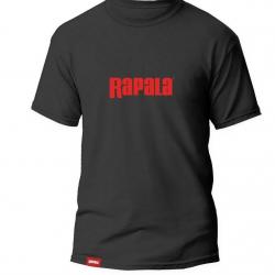 T-Shirt Rapala Black Red Logo L
