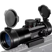 Viseur point rouge Red Dot ACOG 4x32 avec Fibre optique rouge en forme de chevron - Points rouges de tir et tactique (13153498