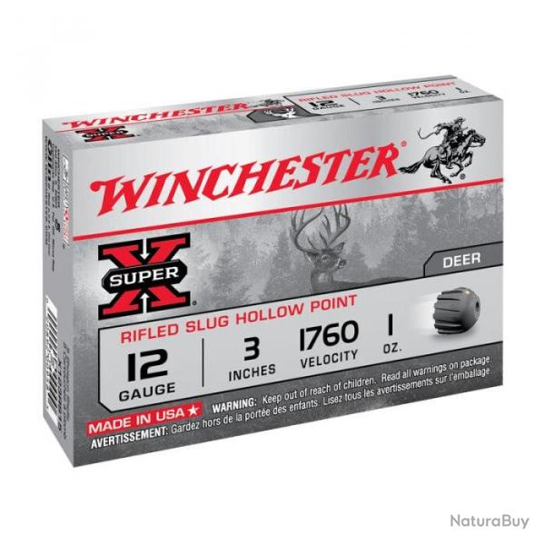 Cartouche Winchester Super-X Rifled 28 g - Cal.12/76 - Par 1