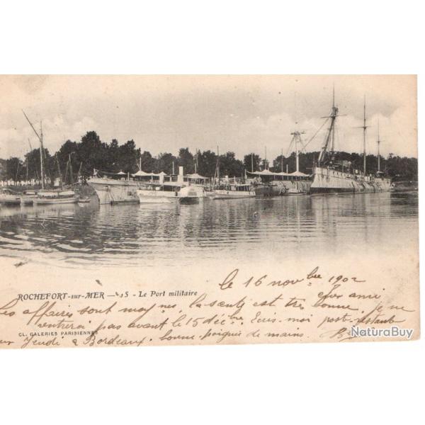 CPA-ROCHEFORT-sur-MER-Le Port Militaire N1158