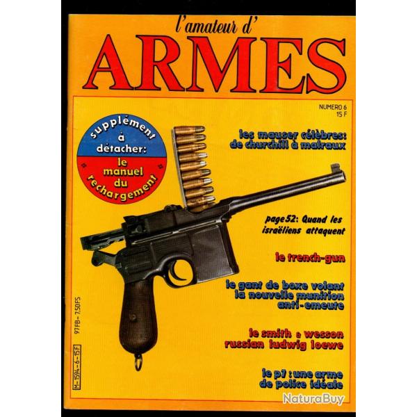 l'amateur d'armes 6 collector, le tir aux armes flobert, les mauser clbre de churchill  malraux,
