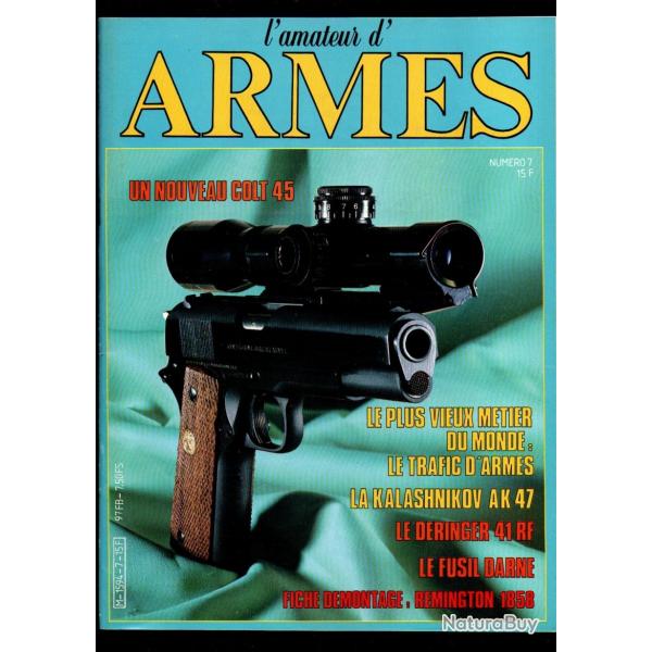 l'amateur d'armes 7 collector, le trafic d'armes, ak 47 dmontage,  mauser 1916, derringer 41 rf