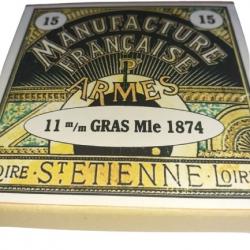 11 mm Gras: Boite cartouches (vide) MFA 13398441